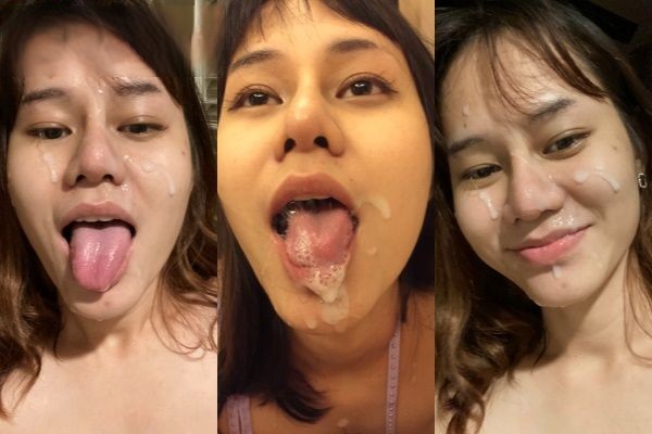 Kahit may kapote, sarap na sarap parin si ate