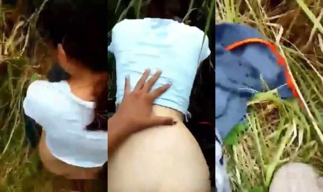 Sa damuhan tinira ang nobya para tipid